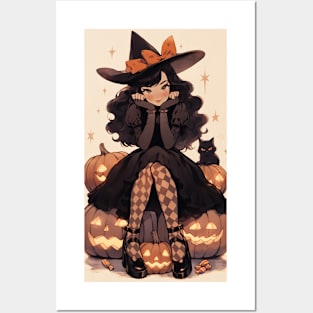 Halloween Witch Posters and Art